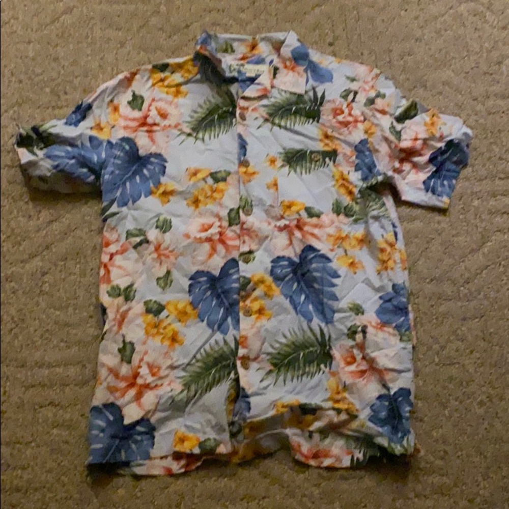 Olives and Burke’s Hawaiian shirt